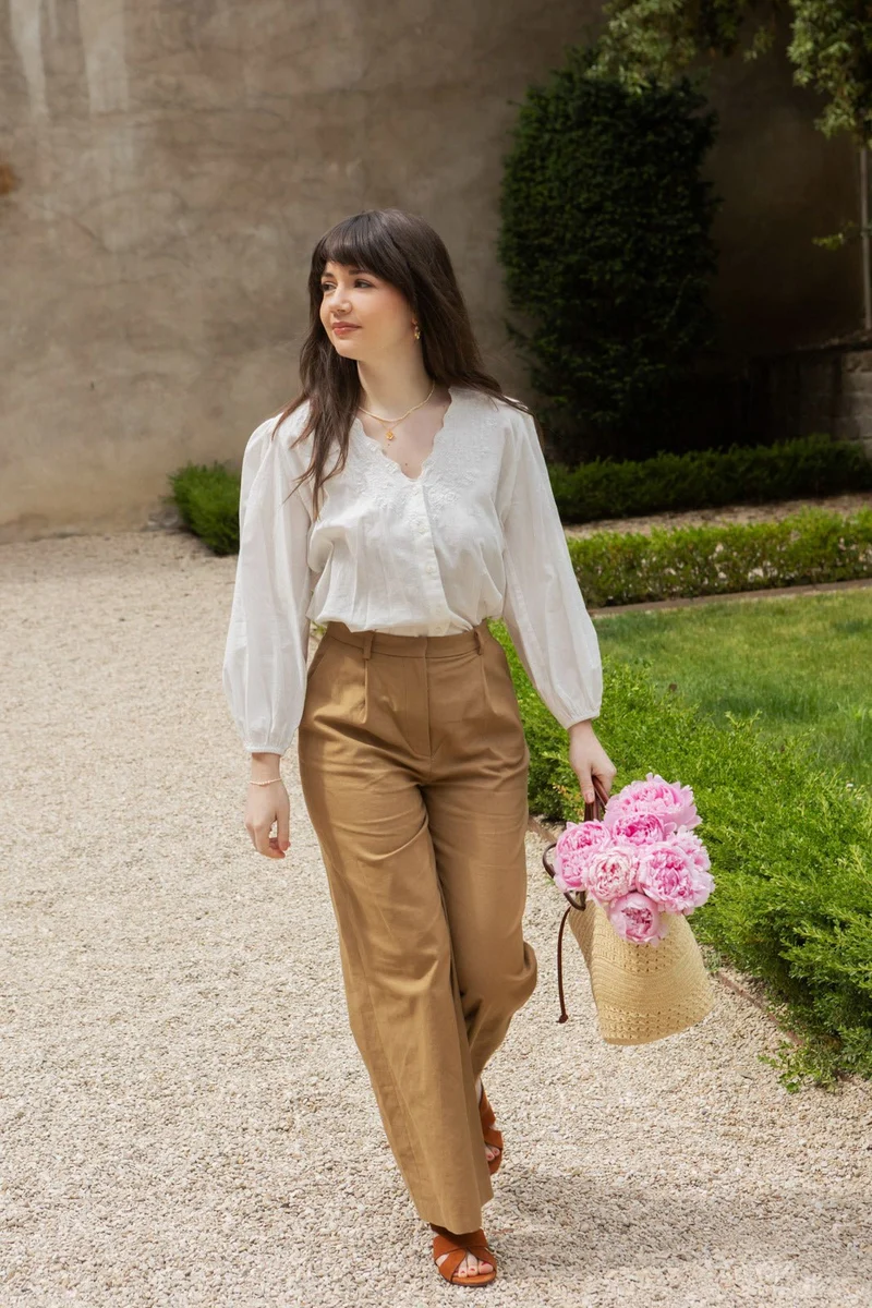 Pantalon Amandine - bronze
