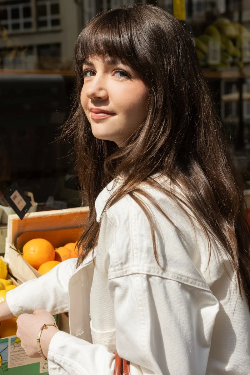 Veste denim Melissa - écru