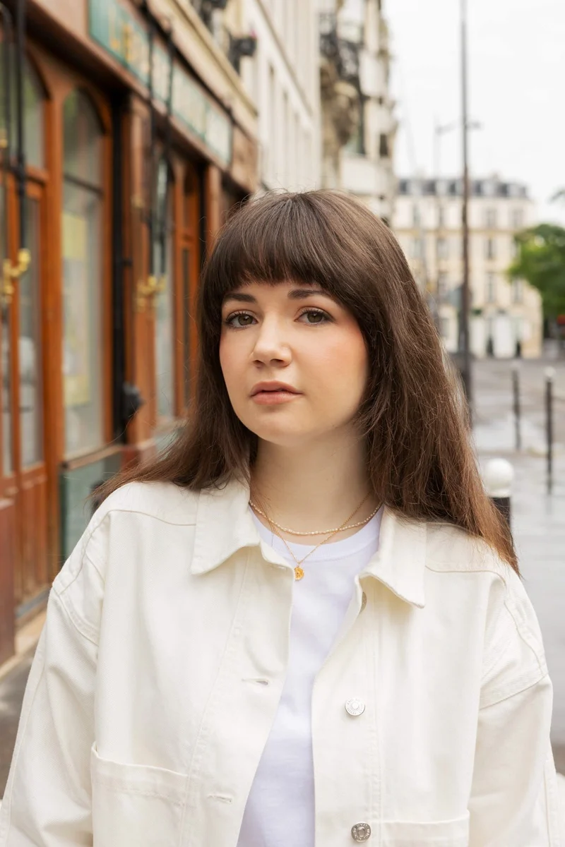 Veste denim Melissa - écru
