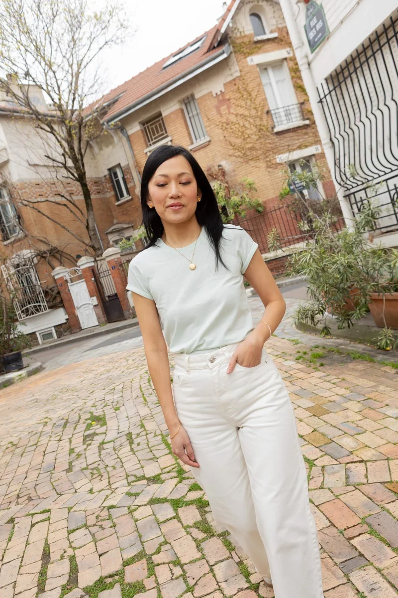 Tee-shirt Norah - vert d'eau
