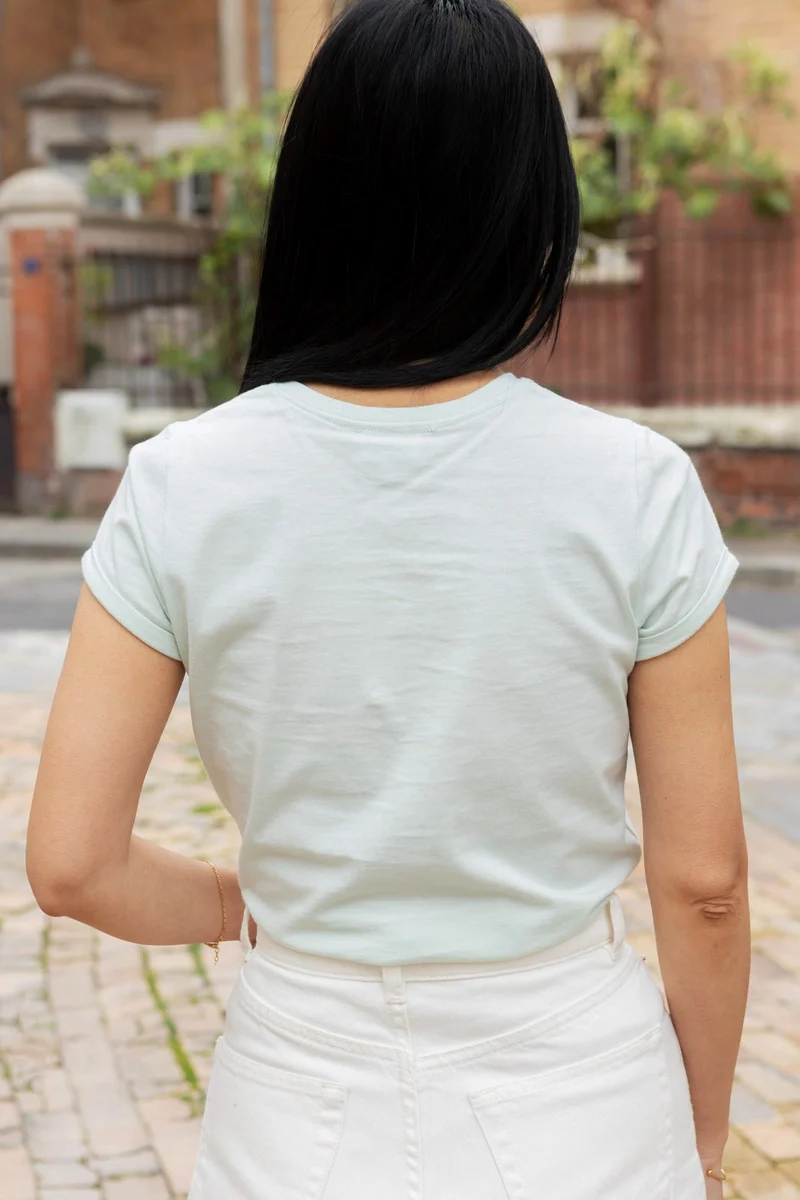 Tee-shirt Norah - vert d'eau