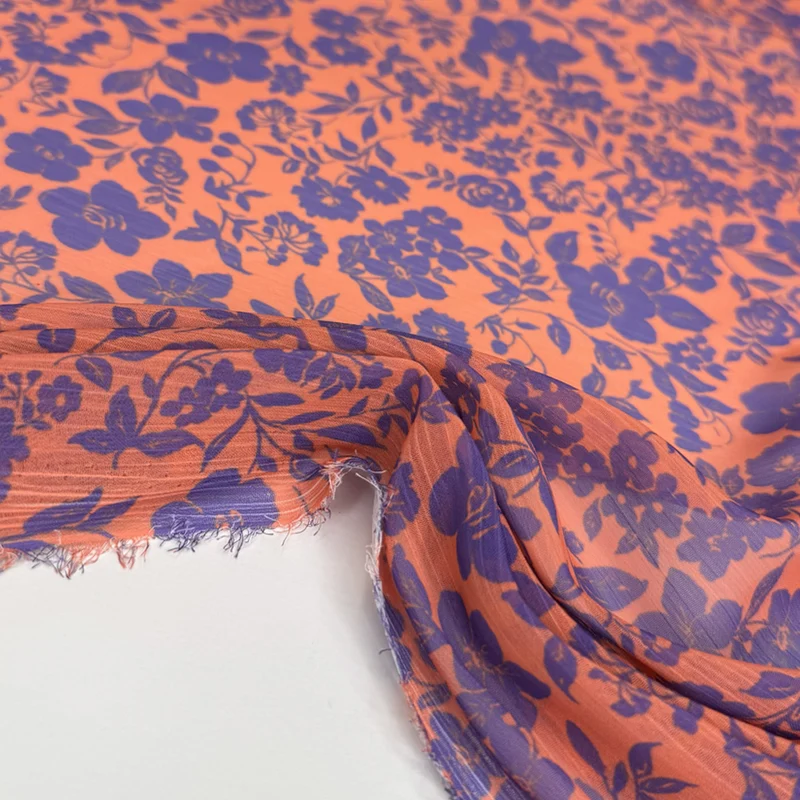 Tissu Mousseline Crinkle - Livara