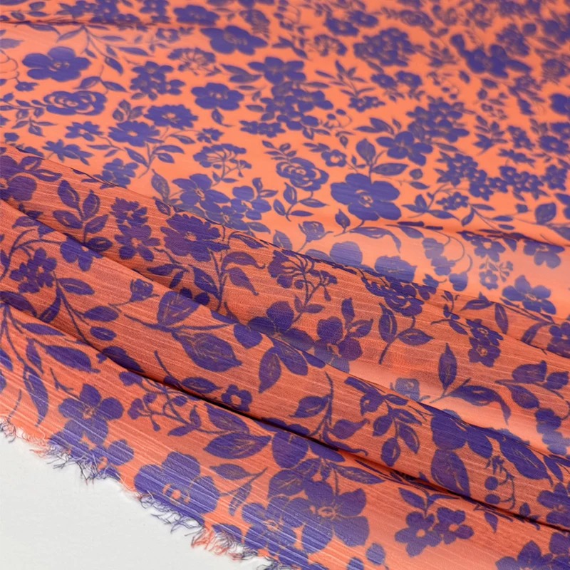 Tissu Mousseline Crinkle - Livara