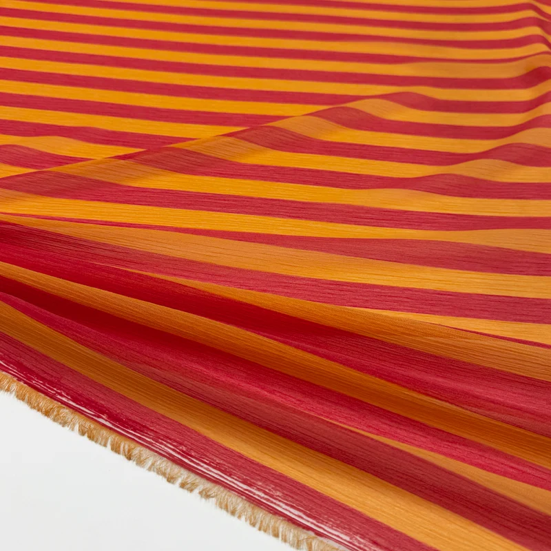 Tissu Mousseline Crinkle - Taormia