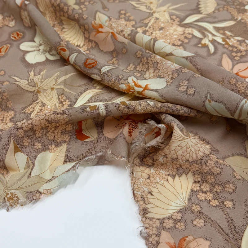 Tissu Crêpe Georgette, Rayonne - Sorria