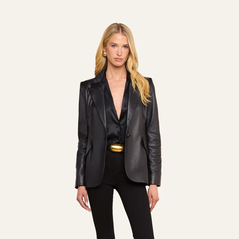 Chamberlain Leather Blazer