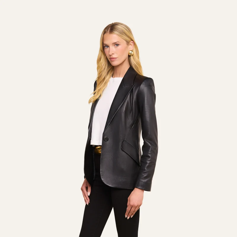 Chamberlain Leather Blazer