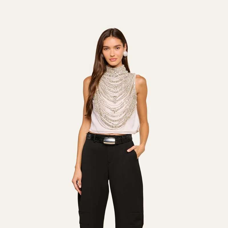 Yun Draped Crystal Tank