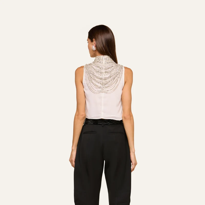 Yun Draped Crystal Tank