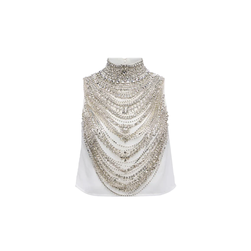 Yun Draped Crystal Tank