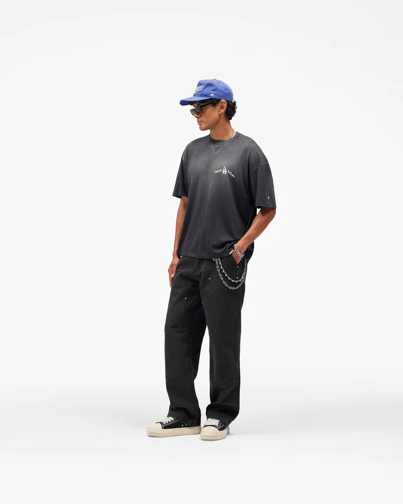 Los Angeles Dodgers x Represent T-Shirt - Stained Black