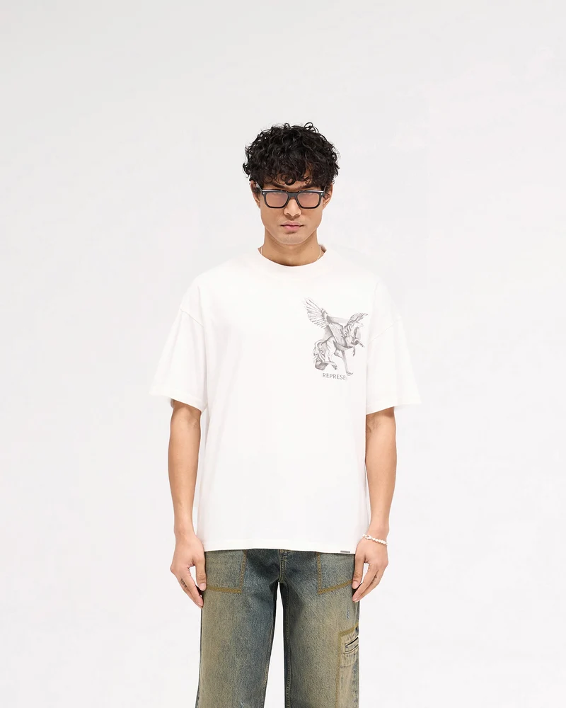 Elegance In Motion T-Shirt - Flat White