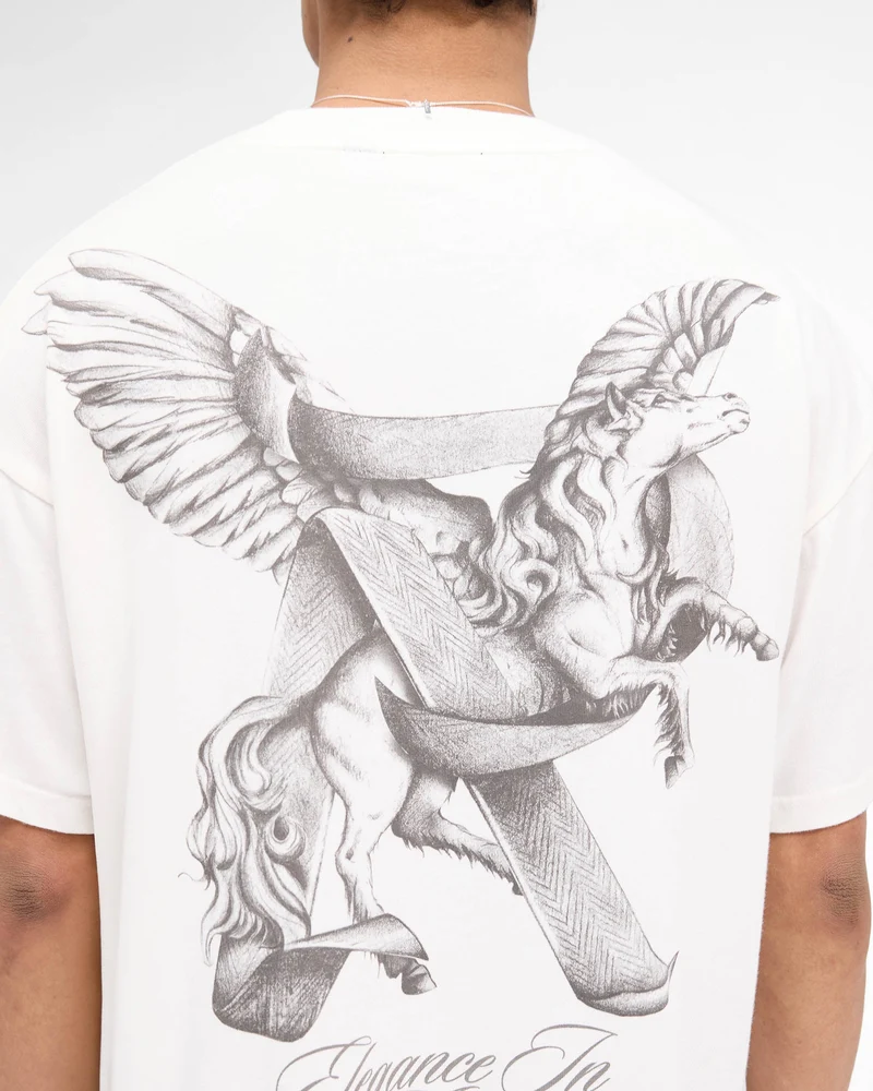 Elegance In Motion T-Shirt - Flat White