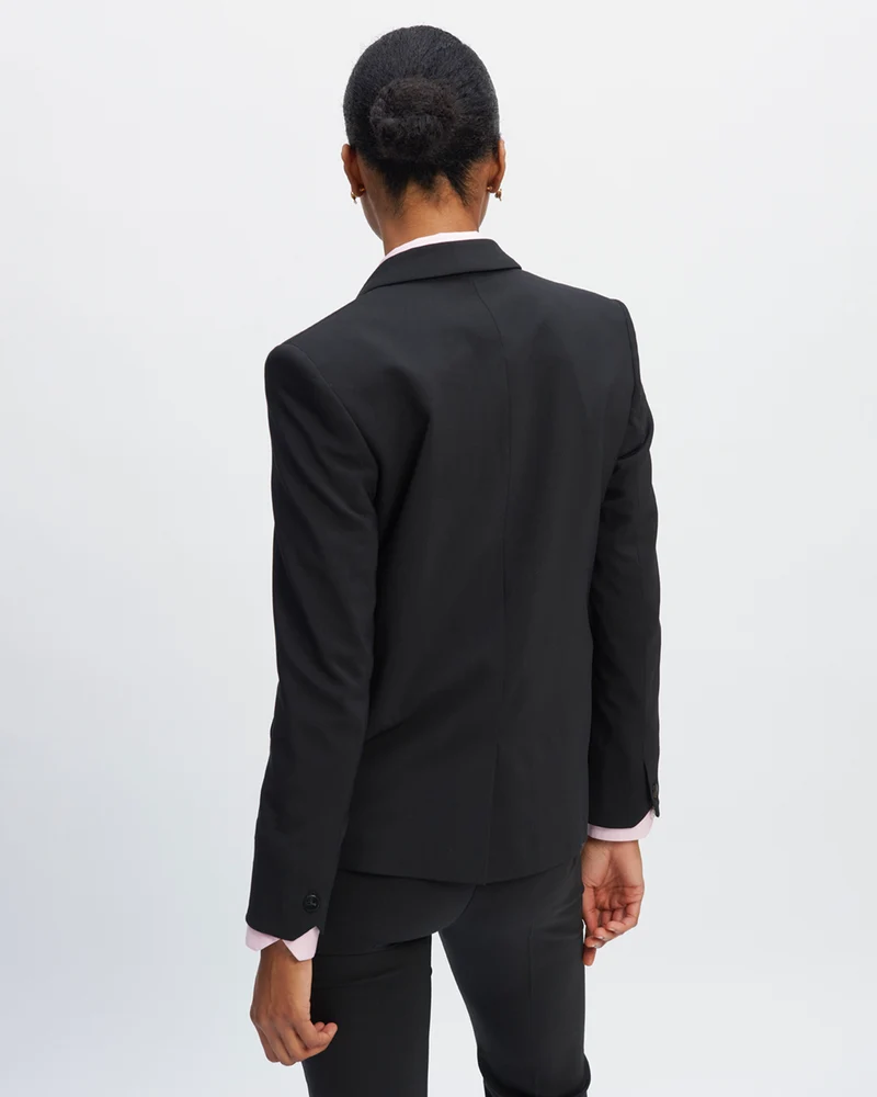 Veste croisée Boston - Noire