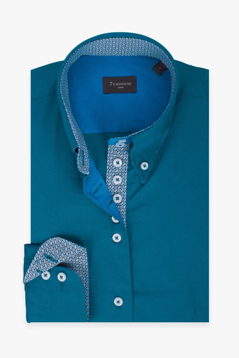 Silvia Iconic Poplin Stretch Women’s Shirt Green