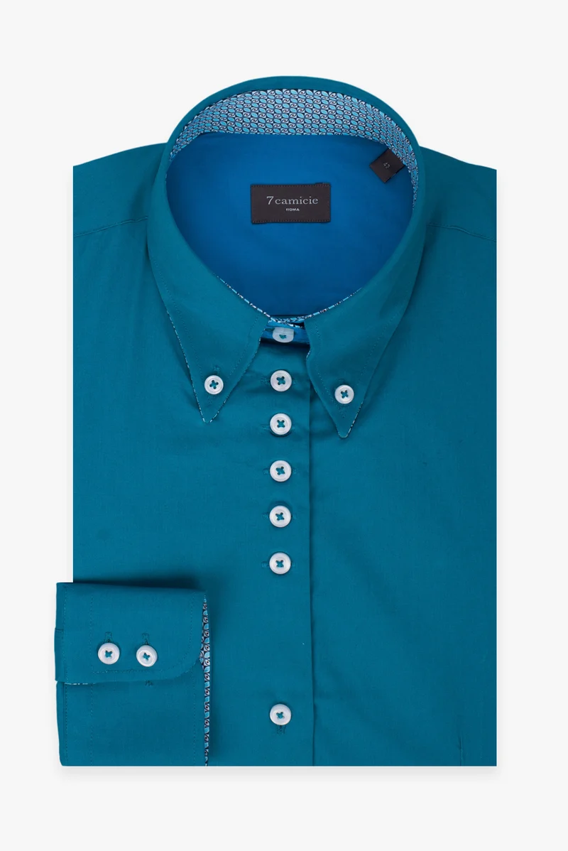 Silvia Iconic Poplin Stretch Women’s Shirt Green