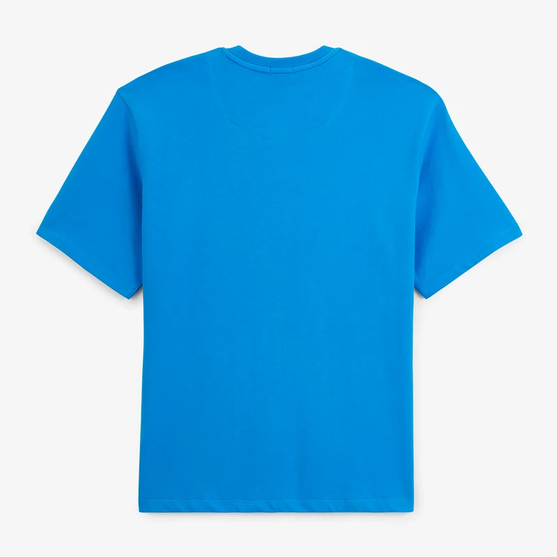 T-shirt manches courtes coton bleu roi badge brodé Funky Animals Thor