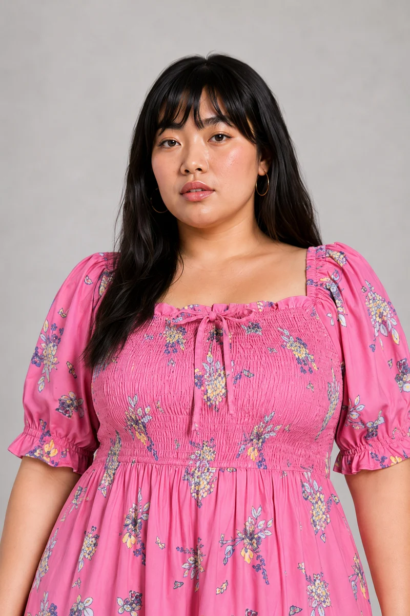 Sorrel|Cotton Tiered Smocking Dress