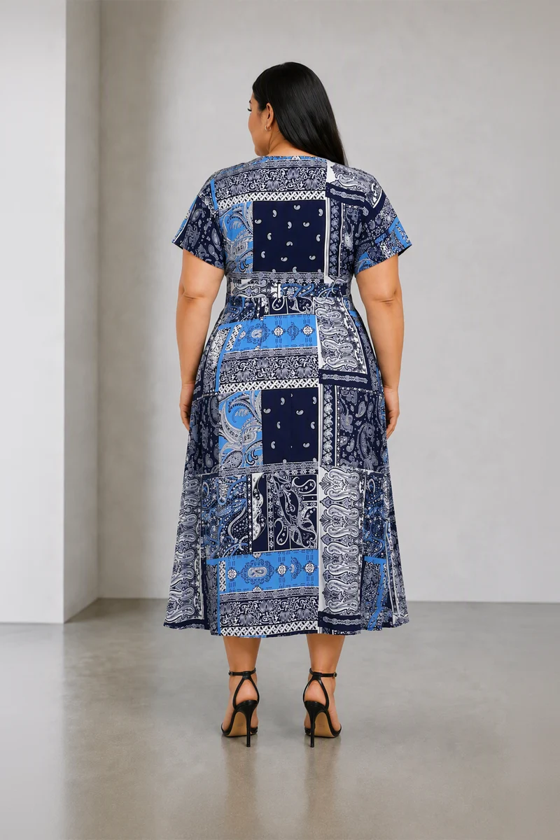 Corma|Viscose Pleated Maxi Dress