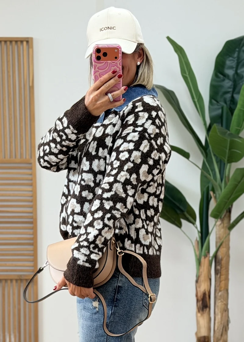 Pull Leo Col Jeans