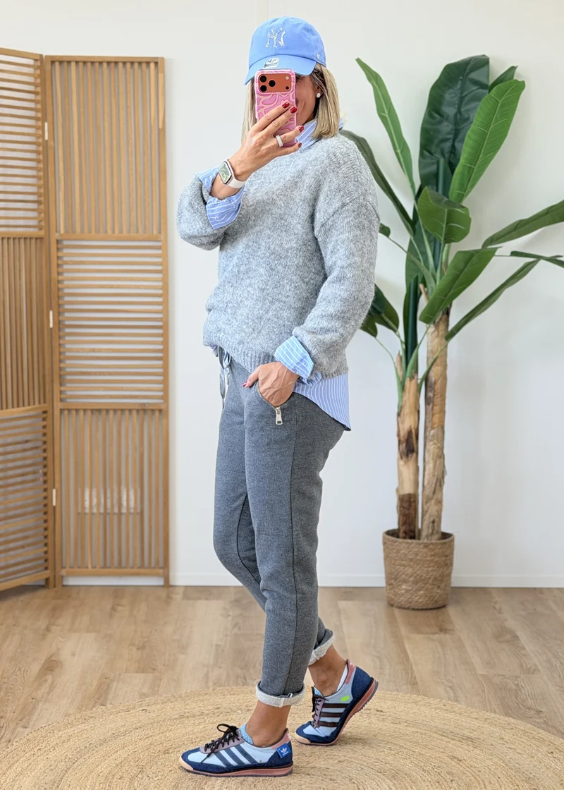 Pull Gris Très Doux