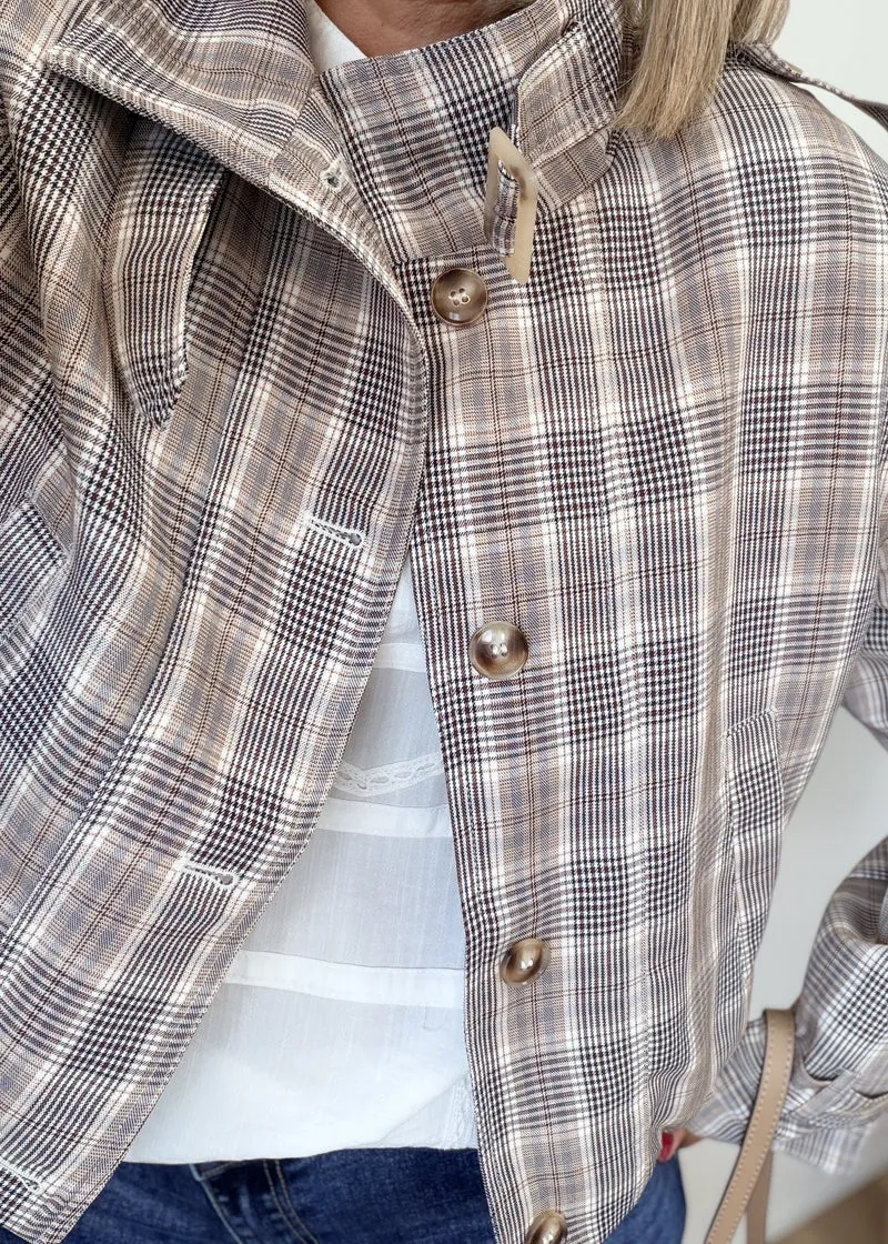 Veste Tendance à Carreaux