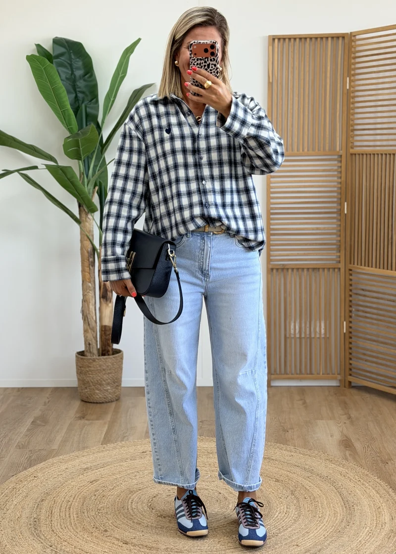 Chemise Ariane coeur brodé
