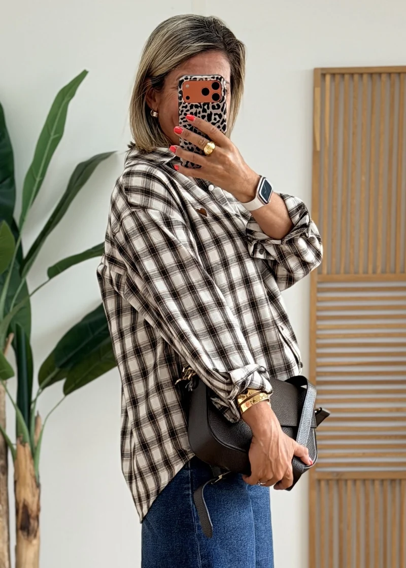 Chemise Ariane coeur brodé