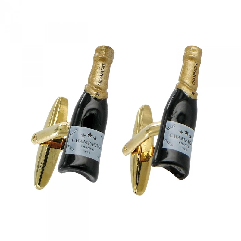 Bouton de manchette CHAMPAGNE Andrew Mac Allister