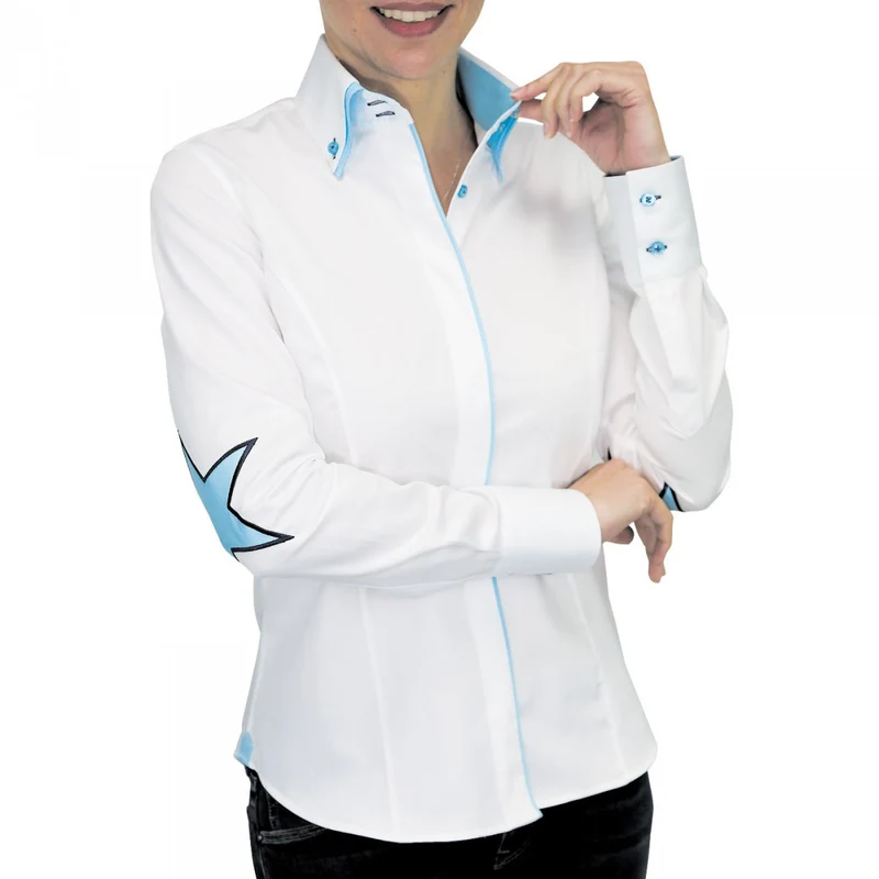 Chemise femme brodée coupe cintrée STARDUST Andrew Mac Allister