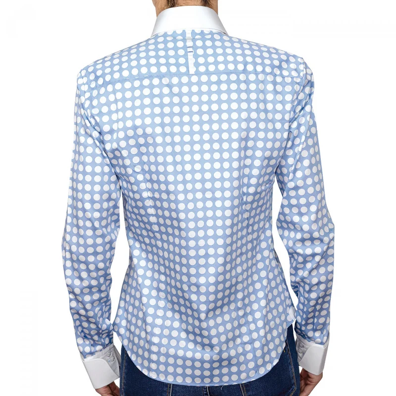 Chemise femme à pois coupe cintrée DOTS Andrew Mac Allister