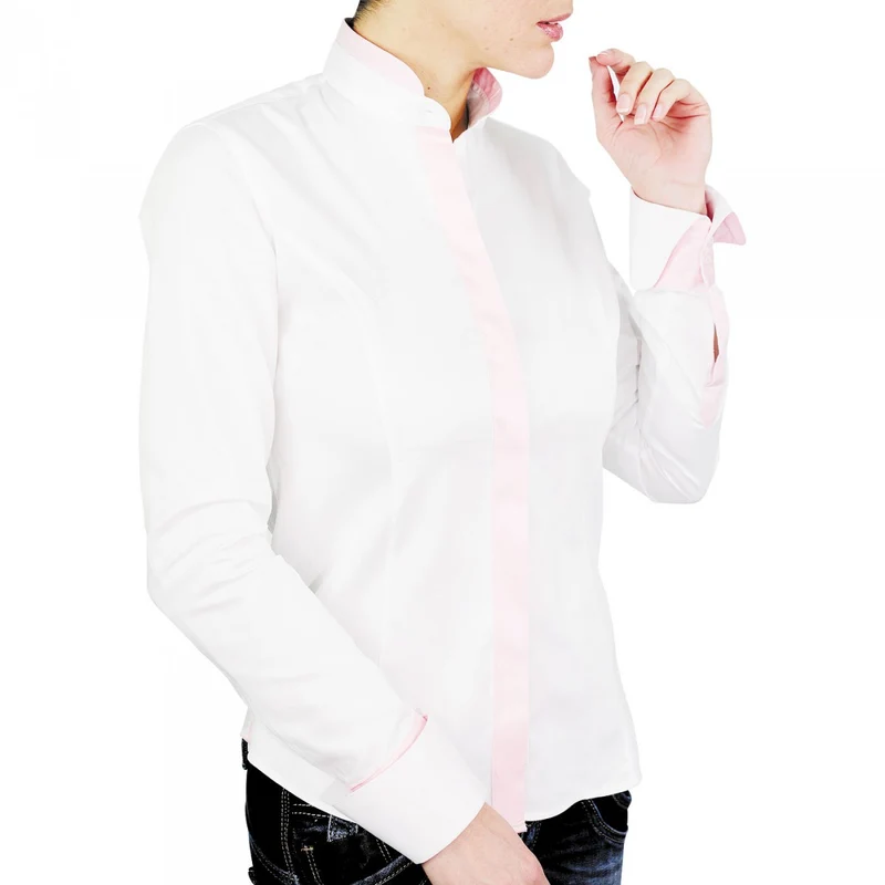 Chemise femme col mao coupe cintrée LAWRENCE Andrew Mac Allister