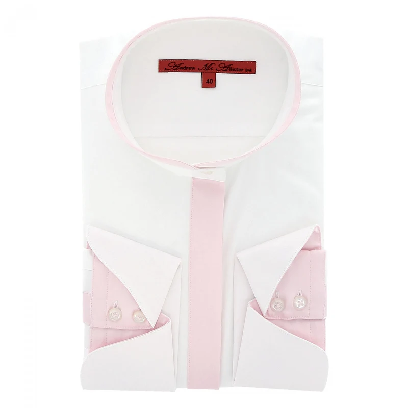 Chemise femme col mao coupe cintrée LAWRENCE Andrew Mac Allister