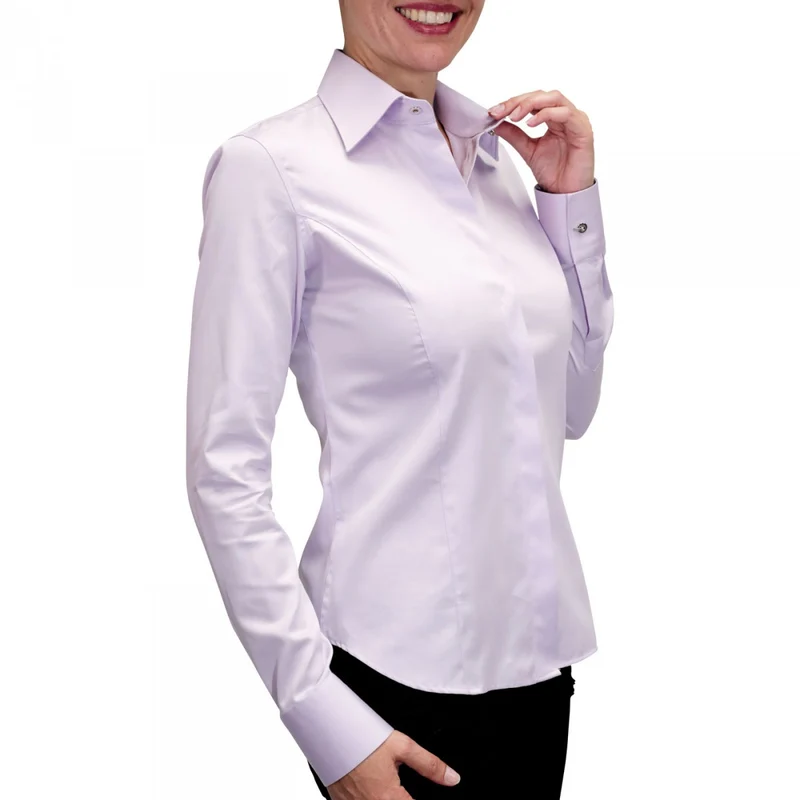 Chemise femme unie coupe cintrée NEW STYL Andrew Mac Allister