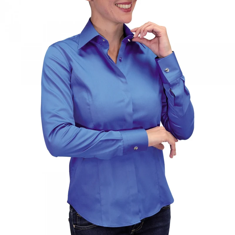 Chemise femme unie coupe cintrée NEW STYL Andrew Mac Allister