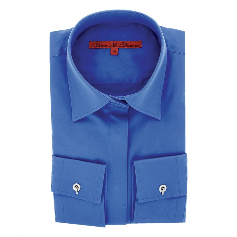 Chemise femme unie coupe cintrée NEW STYL Andrew Mac Allister