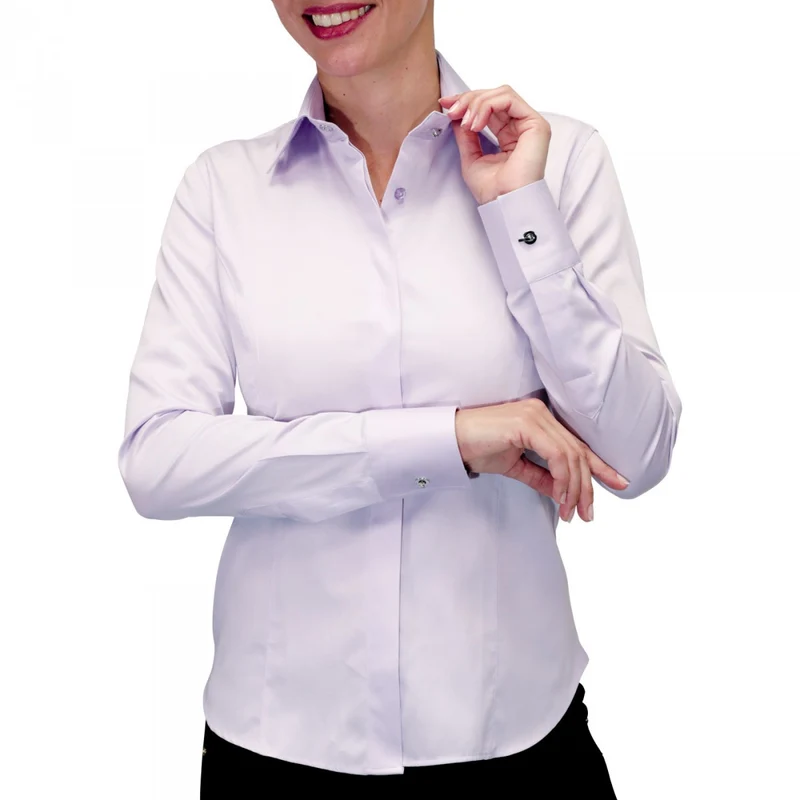 Chemise femme unie coupe cintrée NEW STYL Andrew Mac Allister