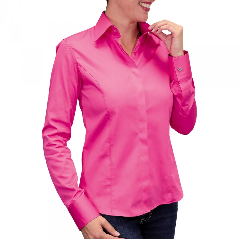 Chemise femme unie coupe cintrée NEW STYL Andrew Mac Allister