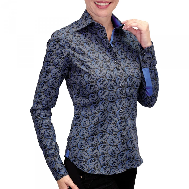 Chemise femme imprimée coupe cintrée DARK Andrew Mac Allister