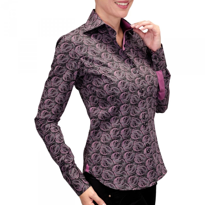 Chemise femme imprimée coupe cintrée DARK Andrew Mac Allister