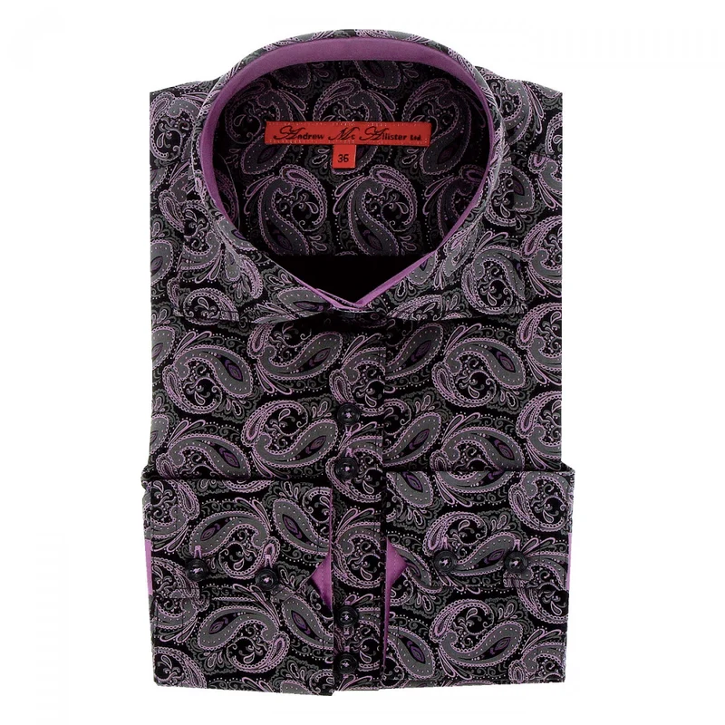 Chemise femme imprimée coupe cintrée DARK Andrew Mac Allister