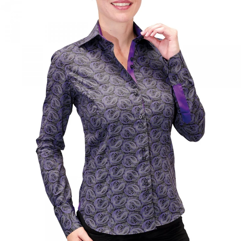 Chemise femme imprimée coupe cintrée DARK Andrew Mac Allister