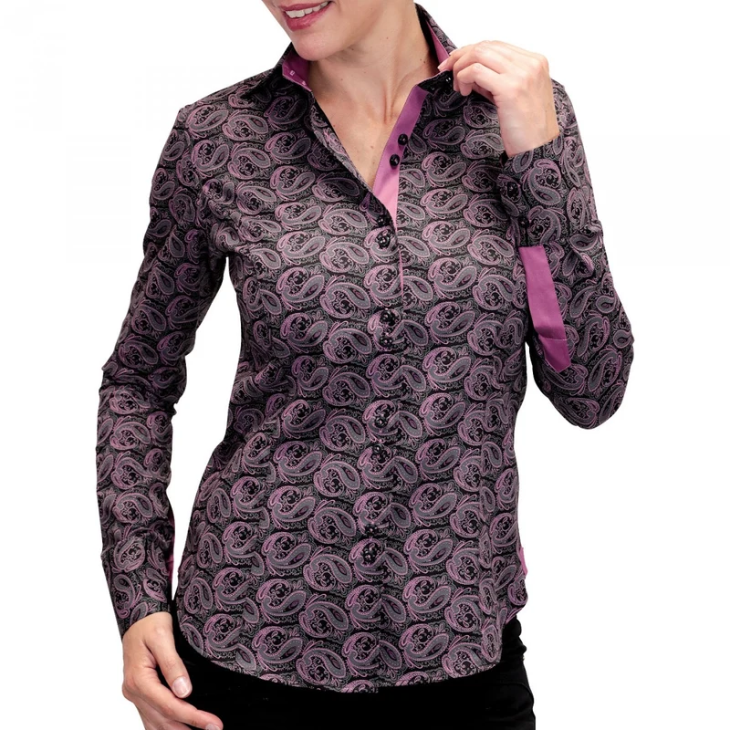 Chemise femme imprimée coupe cintrée DARK Andrew Mac Allister