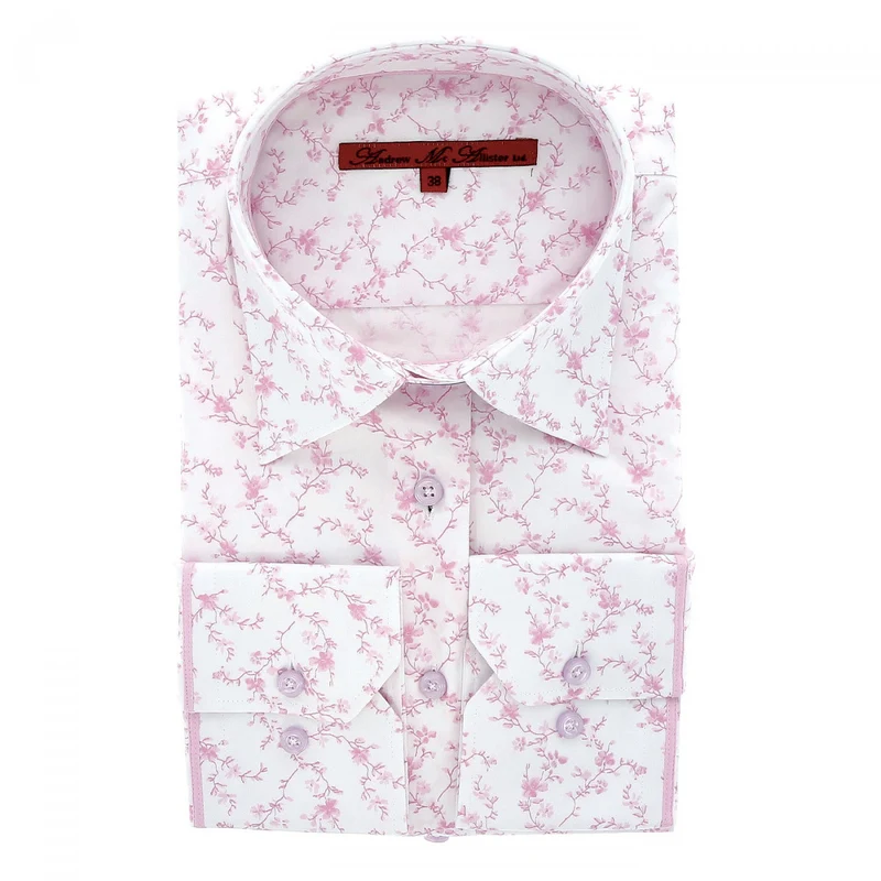 Chemise femme pastel coupe cintrée WATERLILY Andrew Mac Allister