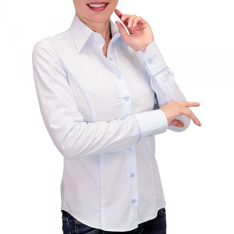 Chemise femme pastel coupe cintrée WATERLILY Andrew Mac Allister