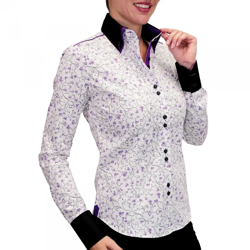 Chemise femme double bouton coupe cintrée PENELOPE Andrew Mac Allister