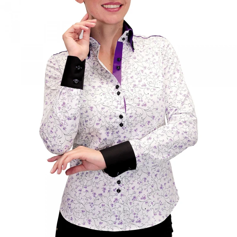 Chemise femme double bouton coupe cintrée PENELOPE Andrew Mac Allister