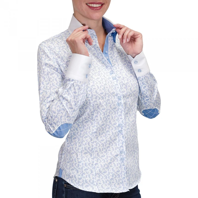 Chemise femme à coudièress coupe cintrée DROOPY Andrew Mac Allister
