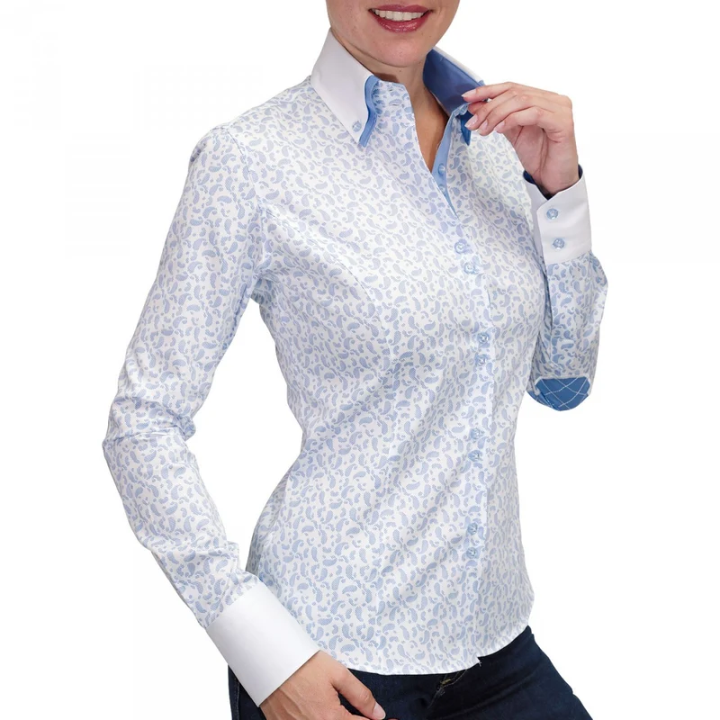 Chemise femme à coudièress coupe cintrée DROOPY Andrew Mac Allister