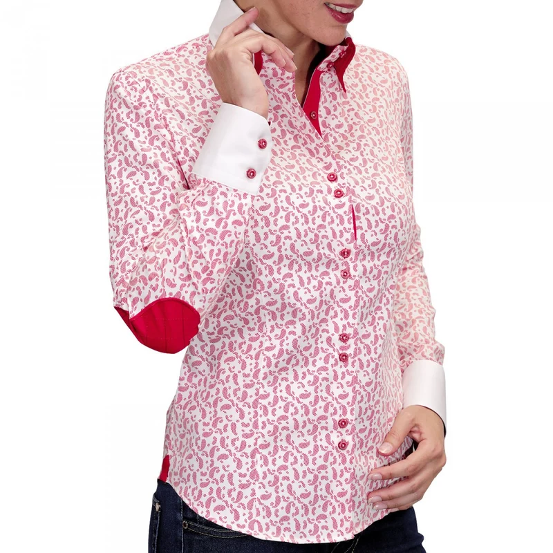 Chemise femme à coudièress coupe cintrée DROOPY Andrew Mac Allister